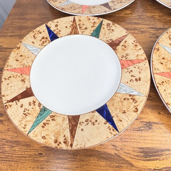 4 Christopher Stuart Optima Villa D’ Este Salad Dessert Plates 8 1/2” HK206 - Picture 7 of 10